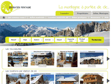 Tablet Screenshot of inspiration-montagne.com